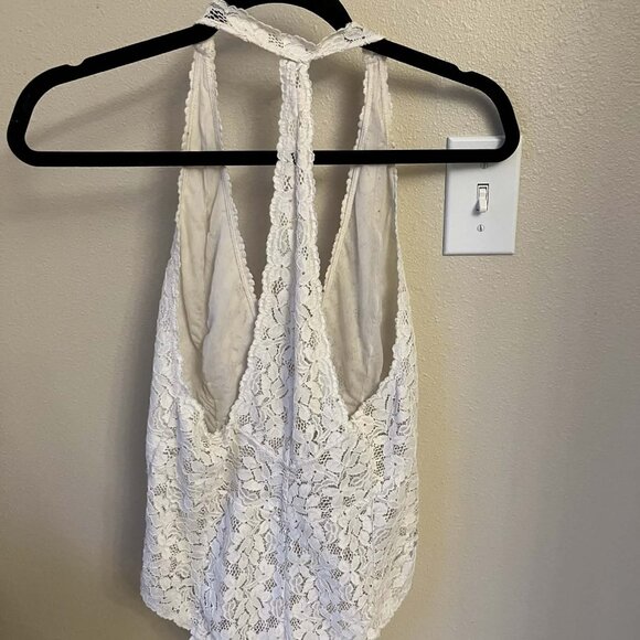 Free People Lace White Bodysuit - Picture 2 of 3